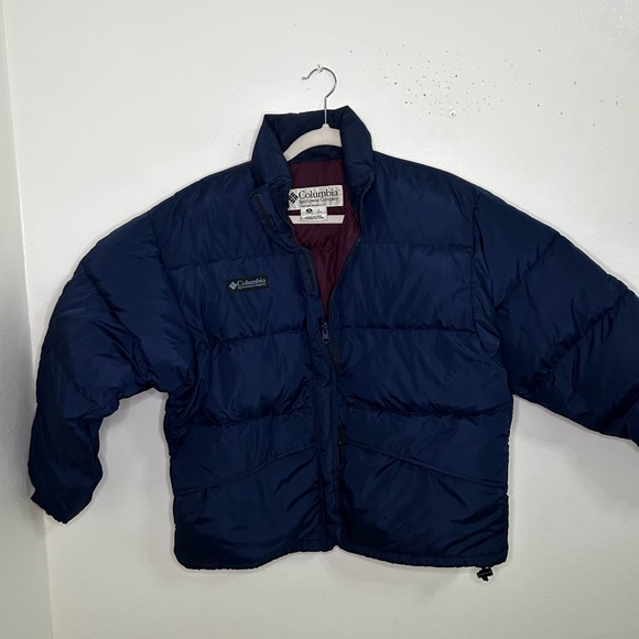Columbia Vintage super puffy navy coat - Picture 1 of 13
